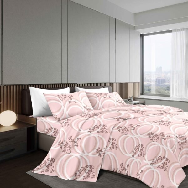 NANCY (1/2/3P) / SET DE SÁBANAS 4 PIEZAS ESTAMPADA (CAJA X 42 UNDS)