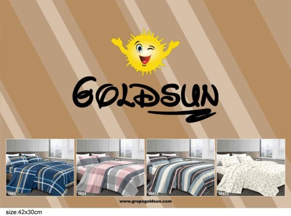 NANCY (1/2/3P) / SET DE SÁBANAS 4 PIEZAS ESTAMPADA (CAJA X 42 UNDS)