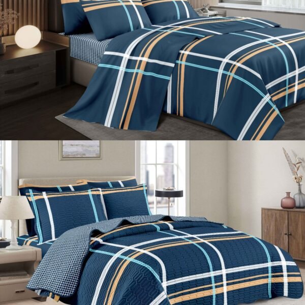 PER-1T2026 / SET DE COBERTOR 5 PIEZAS JUVENIL (FARDO X 20 UNDS)