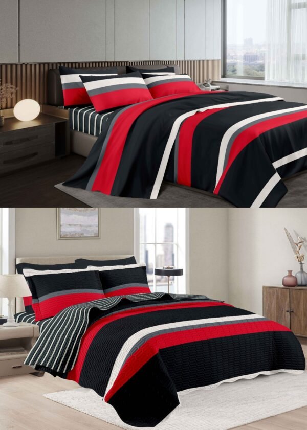 PER-1T2026 / SET DE COBERTOR 5 PIEZAS JUVENIL (FARDO X 20 UNDS)