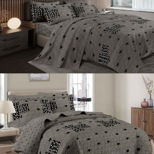 PER-1T2026 / SET DE COBERTOR 5 PIEZAS JUVENIL (FARDO X 20 UNDS)