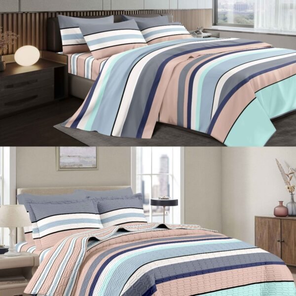 PER-1T2026 / SET DE COBERTOR 5 PIEZAS JUVENIL (FARDO X 20 UNDS)