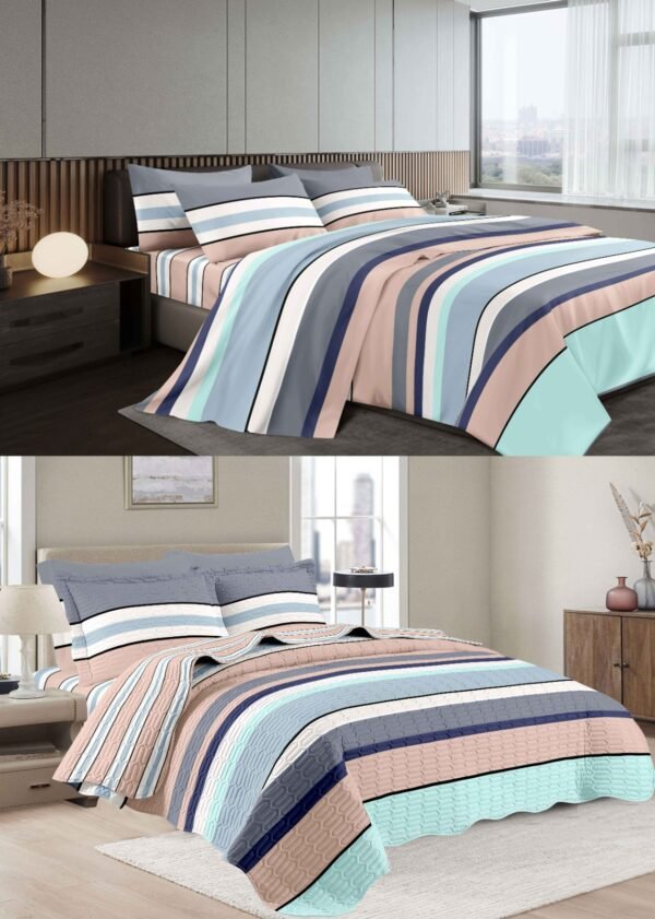 PER-1T2026 / SET DE COBERTOR 5 PIEZAS JUVENIL (FARDO X 20 UNDS)