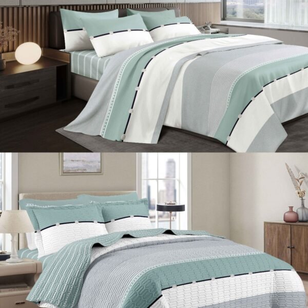 PER-1T2026 / SET DE COBERTOR 5 PIEZAS JUVENIL (FARDO X 20 UNDS)