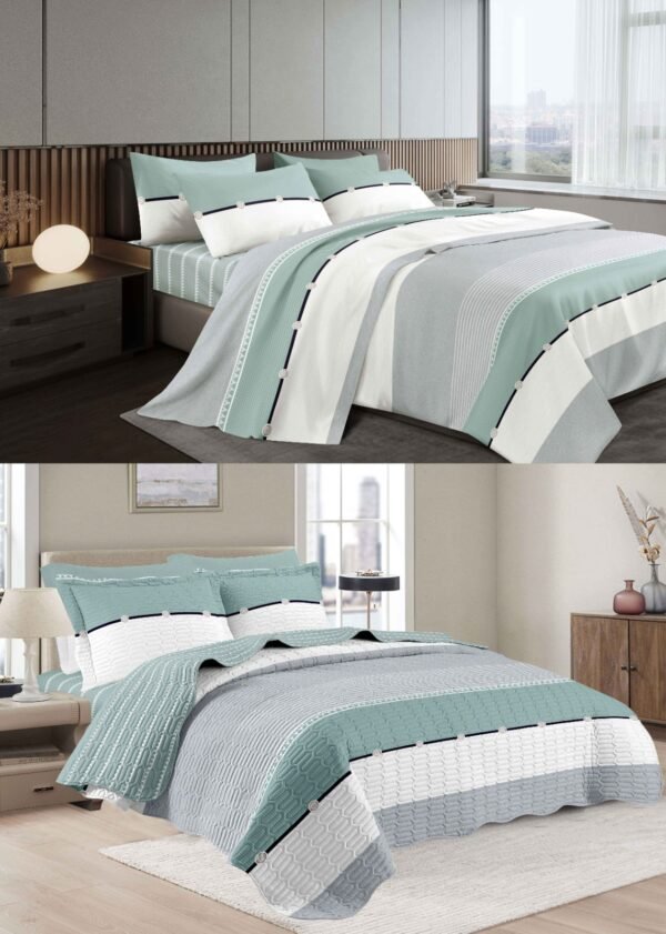 PER-1T2026 / SET DE COBERTOR 5 PIEZAS JUVENIL (FARDO X 20 UNDS)