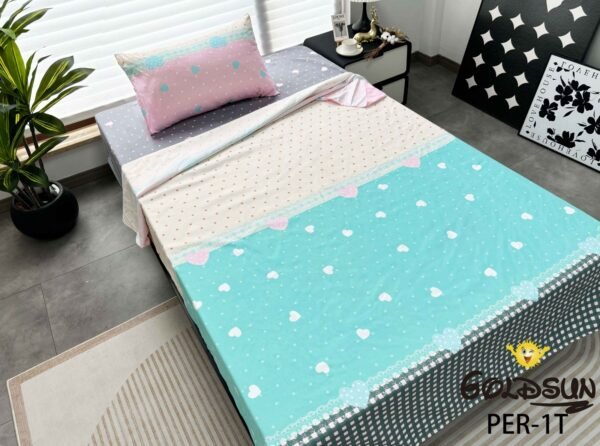 PER-1T2026 / SET DE COBERTOR 5 PIEZAS JUVENIL (FARDO X 20 UNDS)