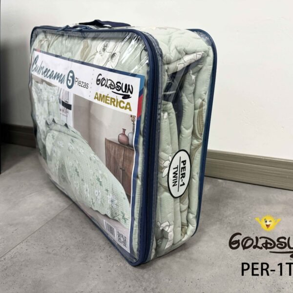 PER-1T2026 / SET DE COBERTOR 5 PIEZAS JUVENIL (FARDO X 20 UNDS)