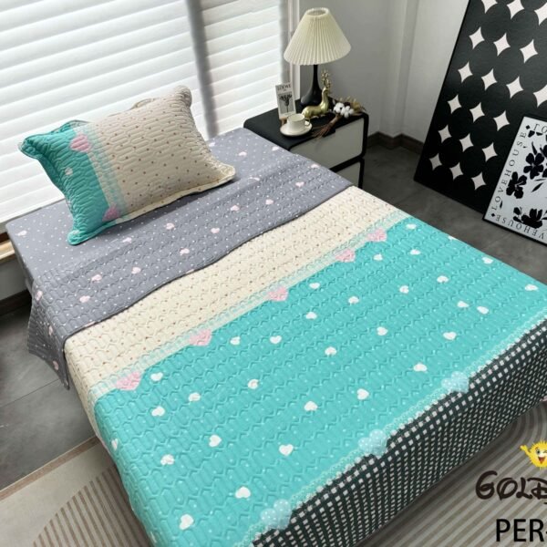 PER-1T2026 / SET DE COBERTOR 5 PIEZAS JUVENIL (FARDO X 20 UNDS)