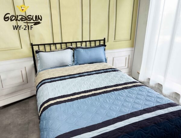 COBERTOR TELA CON CARNERO DELGADO 5 PIEZAS (FARDO X 20UNDS)