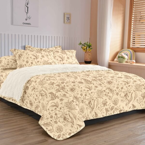 COBERTOR TELA CON CARNERO DELGADO 5 PIEZAS (FARDO X 20UNDS)