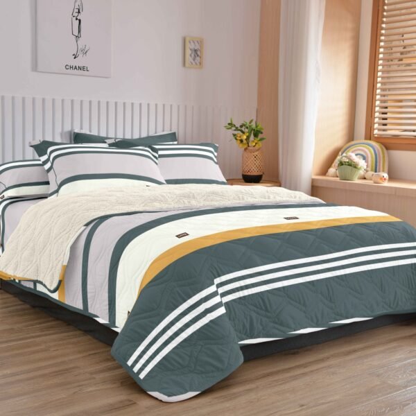 COBERTOR TELA CON CARNERO DELGADO 5 PIEZAS (FARDO X 20UNDS)