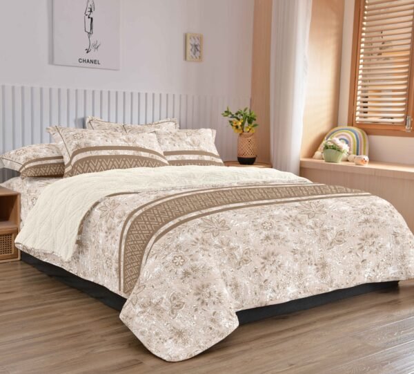 COBERTOR TELA CON CARNERO DELGADO 5 PIEZAS (FARDO X 20UNDS)