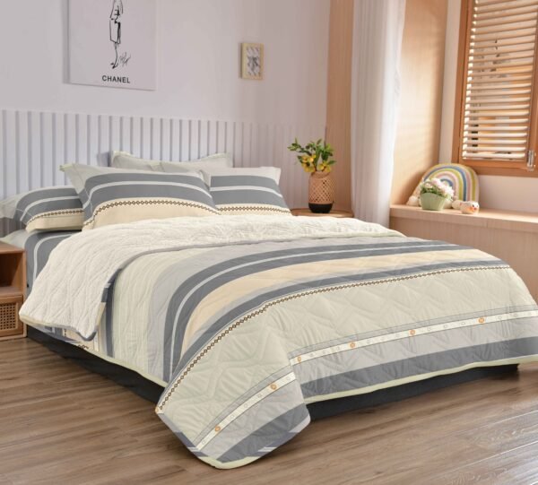 COBERTOR TELA CON CARNERO DELGADO 5 PIEZAS (FARDO X 20UNDS)