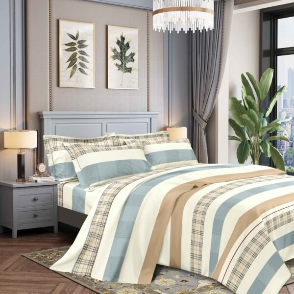 COBERTOR TELA CON CARNERO DELGADO 5 PIEZAS (FARDO X 20UNDS)