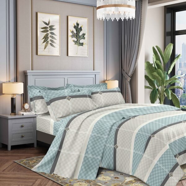 COBERTOR TELA CON CARNERO DELGADO 5 PIEZAS (FARDO X 20UNDS)