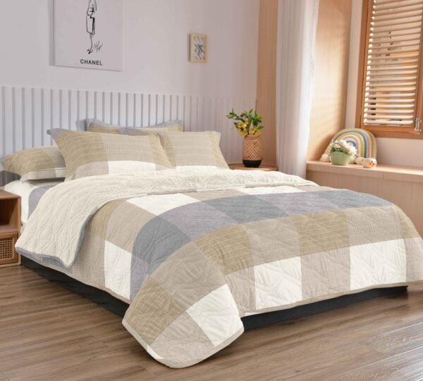 COBERTOR TELA CON CARNERO DELGADO 5 PIEZAS (FARDO X 20UNDS)