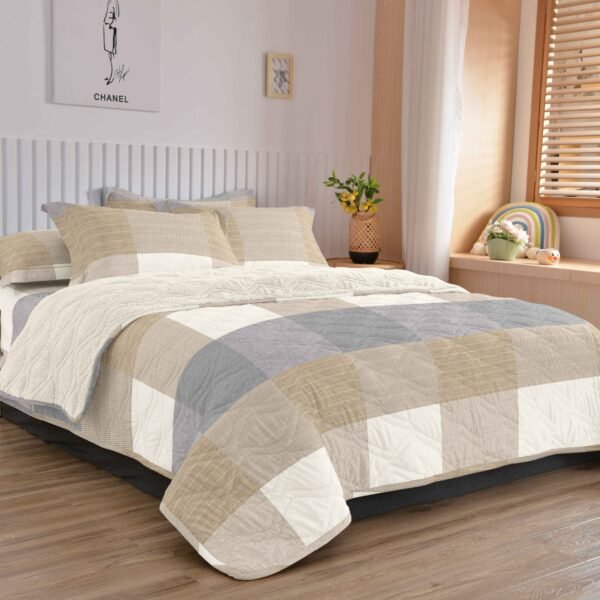 COBERTOR TELA CON CARNERO DELGADO 5 PIEZAS (FARDO X 20UNDS)