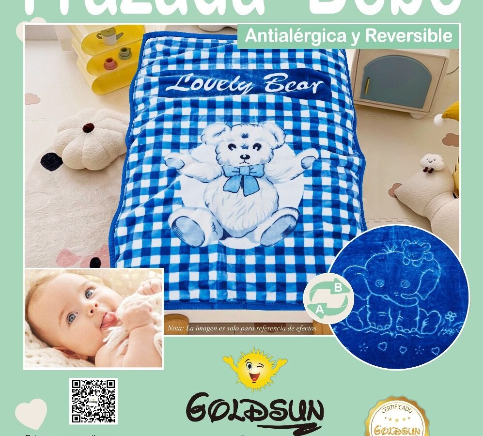 FRAZADA DE CUNA TERCIOPELO PARA BEBE (FARDO X 100 UNDS)
