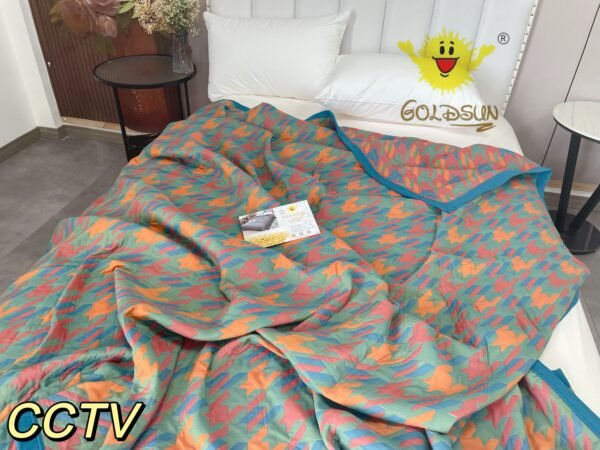 COLCHA DE LUJO 1 PIEZA MODELO ARABE  (FARDO X 30 UNDS)