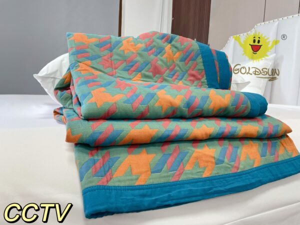 COLCHA DE LUJO 1 PIEZA MODELO ARABE  (FARDO X 30 UNDS)