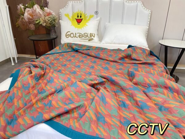 COLCHA DE LUJO 1 PIEZA MODELO ARABE  (FARDO X 30 UNDS)