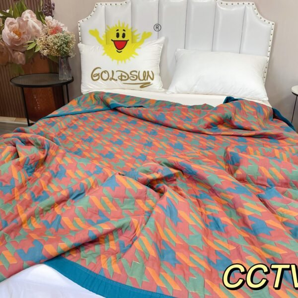 COLCHA DE LUJO 1 PIEZA MODELO ARABE  (FARDO X 30 UNDS)