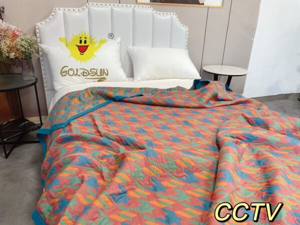 COLCHA DE LUJO 1 PIEZA MODELO ARABE  (FARDO X 30 UNDS)