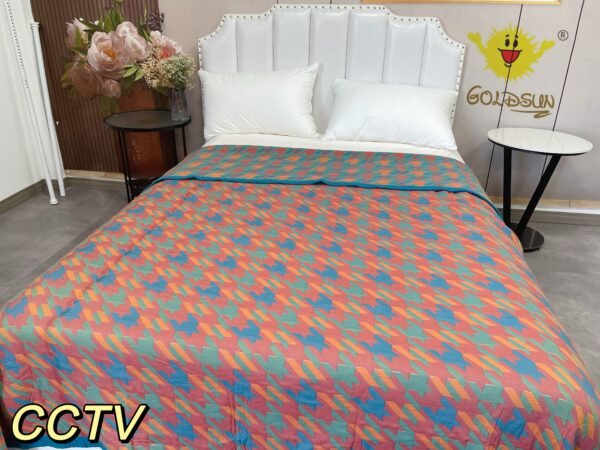 COLCHA DE LUJO 1 PIEZA MODELO ARABE  (FARDO X 30 UNDS)