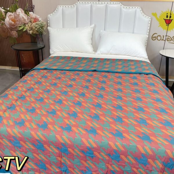 COLCHA DE LUJO 1 PIEZA MODELO ARABE  (FARDO X 30 UNDS)