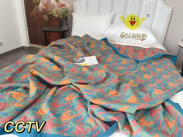 COLCHA DE LUJO 1 PIEZA MODELO ARABE  (FARDO X 30 UNDS)