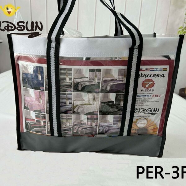 SET EDREDON DE VERANO 7 PIEZAS CON CORTINA (CAJA X 12 UNDS)