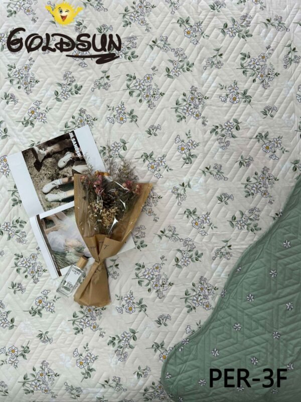 SET EDREDON DE VERANO 7 PIEZAS CON CORTINA (CAJA X 12 UNDS)