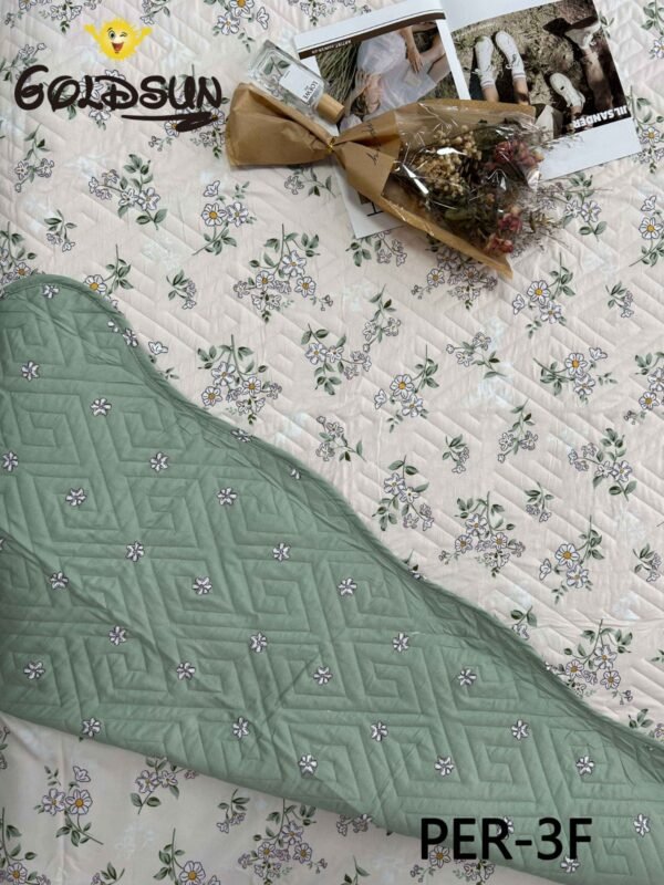 SET EDREDON DE VERANO 7 PIEZAS CON CORTINA (CAJA X 12 UNDS)