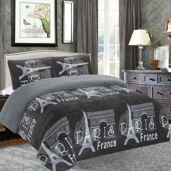 COBERTOR ACOLCHADO P/C 1 PIEZA 2 PLAZAS ESTAMPADO (FARDO X 20 UNDS)