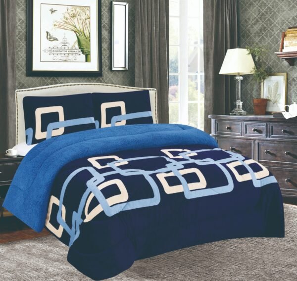 COBERTOR ACOLCHADO P/C 1 PIEZA 2 PLAZAS ESTAMPADO (FARDO X 20 UNDS)