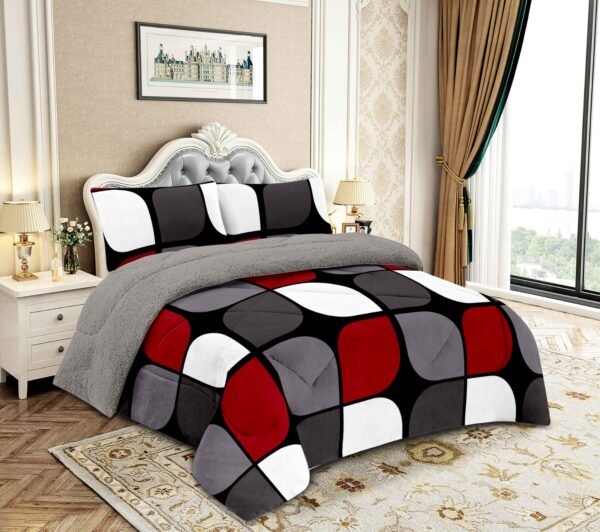 COBERTOR ACOLCHADO P/C 1 PIEZA 2 PLAZAS ESTAMPADO (FARDO X 20 UNDS)