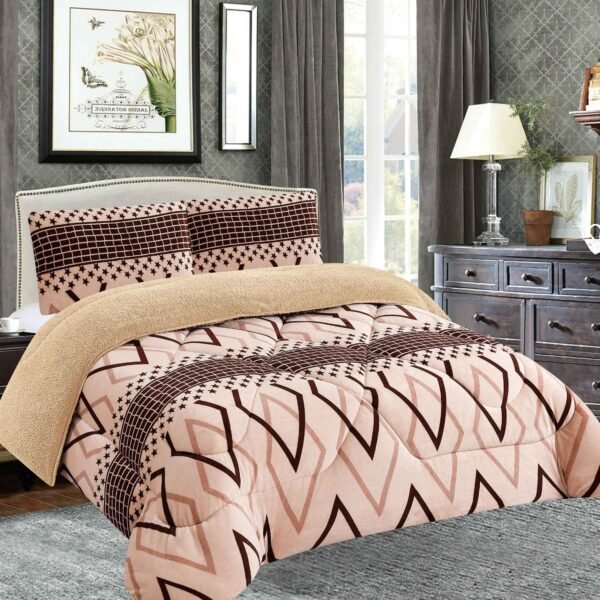 COBERTOR ACOLCHADO P/C 1 PIEZA 2 PLAZAS ESTAMPADO (FARDO X 20 UNDS)