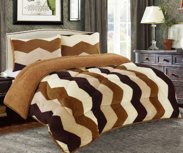 COBERTOR ACOLCHADO P/C 1 PIEZA 2 PLAZAS ESTAMPADO (FARDO X 20 UNDS)