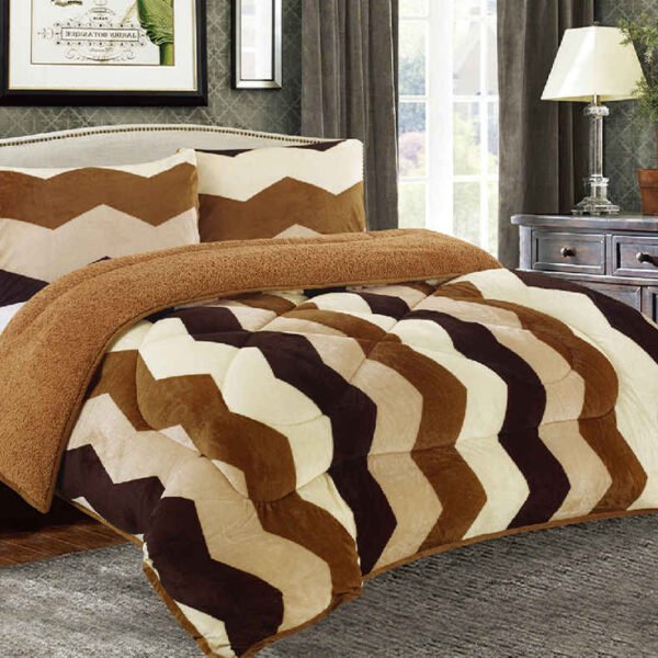 COBERTOR ACOLCHADO P/C 1 PIEZA 2 PLAZAS ESTAMPADO (FARDO X 20 UNDS)