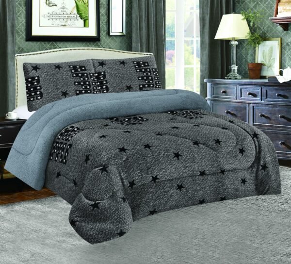 COBERTOR ACOLCHADO P/C 1 PIEZA 2 PLAZAS ESTAMPADO (FARDO X 20 UNDS)