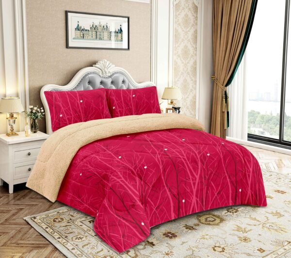 COBERTOR ACOLCHADO P/C 1 PIEZA 2 PLAZAS ESTAMPADO (FARDO X 20 UNDS)