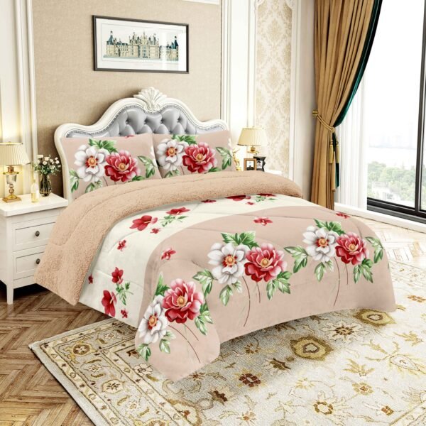 COBERTOR ACOLCHADO P/C 1 PIEZA 2 PLAZAS ESTAMPADO (FARDO X 20 UNDS)