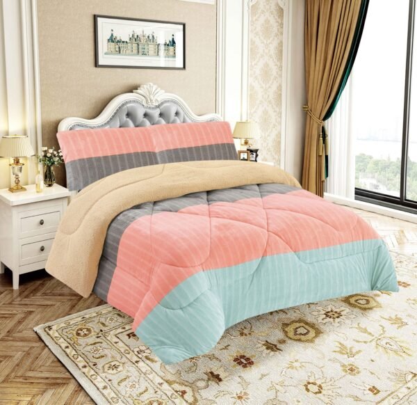 COBERTOR ACOLCHADO P/C 1 PIEZA 2 PLAZAS ESTAMPADO (FARDO X 20 UNDS)