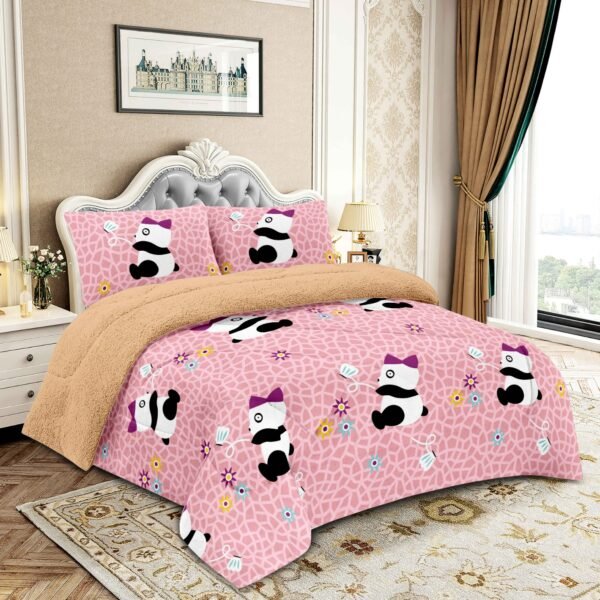 COBERTOR ACOLCHADO P/C 1 PIEZA 2 PLAZAS ESTAMPADO (FARDO X 20 UNDS)