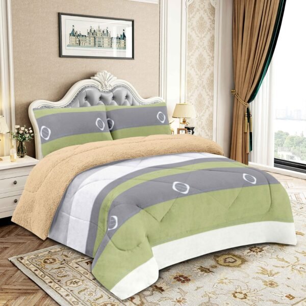 COBERTOR ACOLCHADO P/C 1 PIEZA 2 PLAZAS ESTAMPADO (FARDO X 20 UNDS)