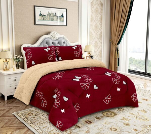 COBERTOR ACOLCHADO P/C 1 PIEZA 2 PLAZAS ESTAMPADO (FARDO X 20 UNDS)