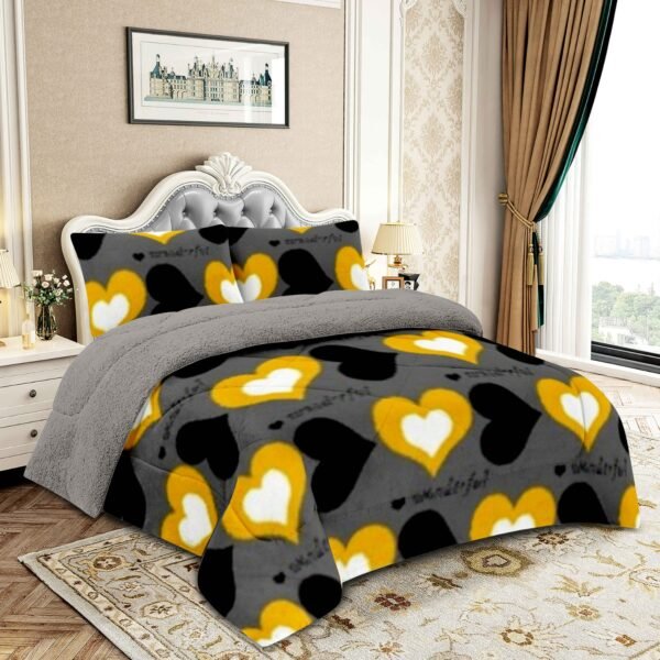 COBERTOR ACOLCHADO P/C 1 PIEZA 2 PLAZAS ESTAMPADO (FARDO X 20 UNDS)