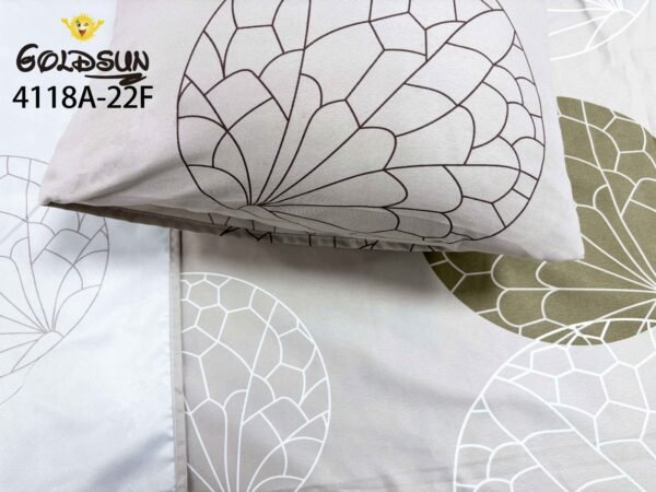 COBERTOR TELA CON TELA ACOLCHADO 5 PIEZAS 2 PLAZAS (FARDO X 20 UNDS)