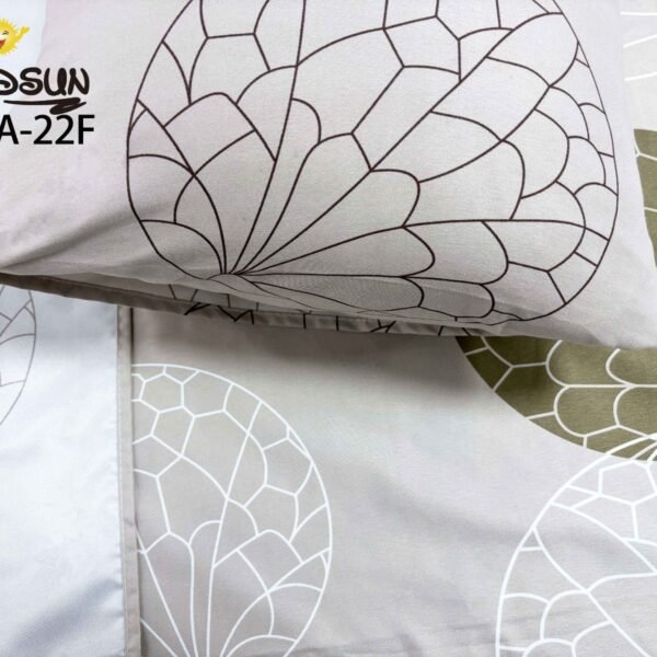 COBERTOR TELA CON TELA ACOLCHADO 5 PIEZAS 2 PLAZAS (FARDO X 20 UNDS)