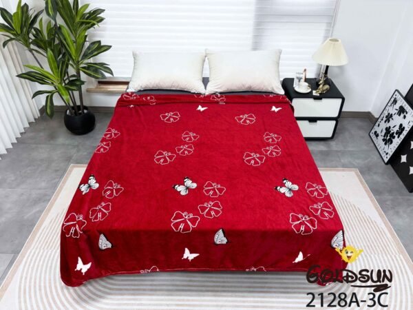 MANTA PIEL DE DURAZNO ESTAMPADA 800G (FARDO X 100 UNDS)